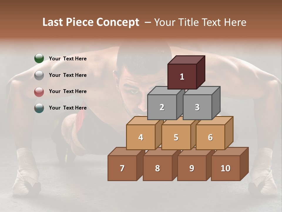 Mixed Martial Person PowerPoint Template