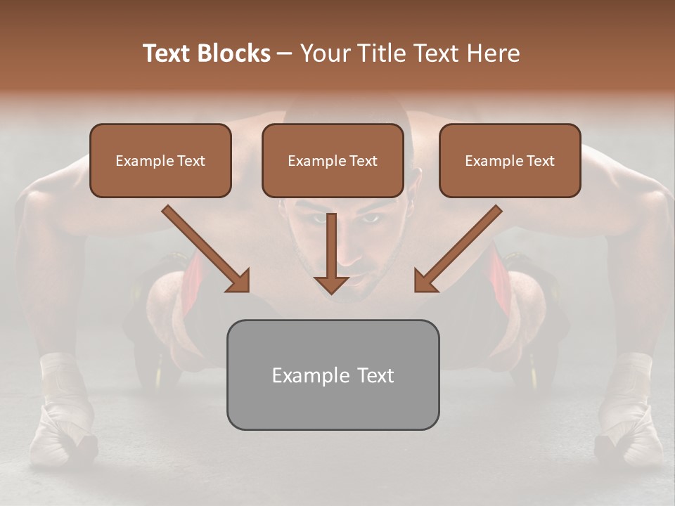 Mixed Martial Person PowerPoint Template