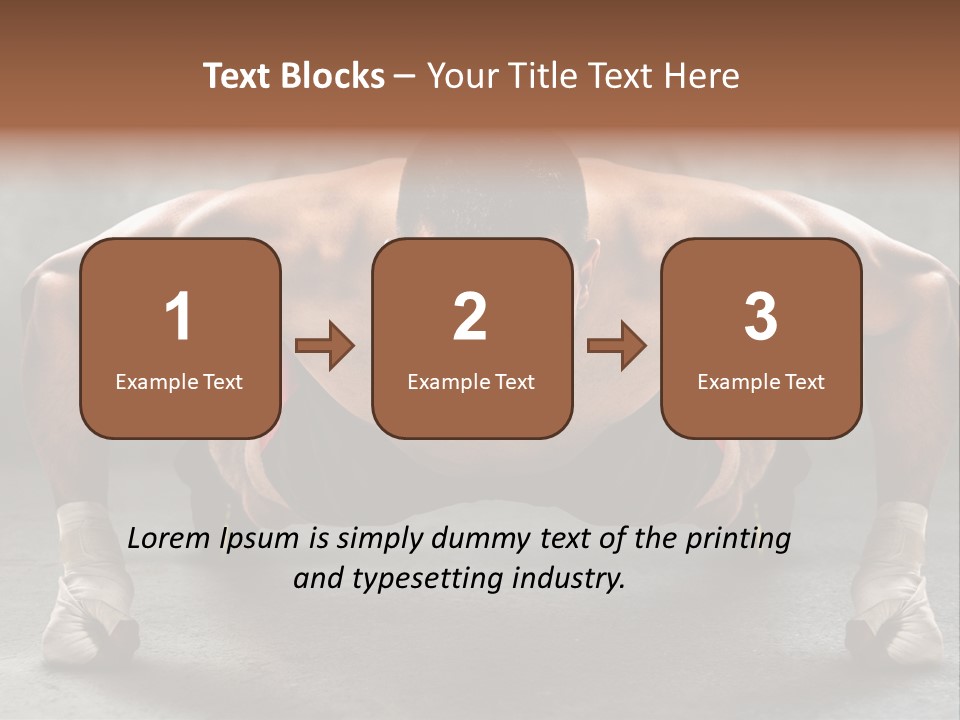 Mixed Martial Person PowerPoint Template