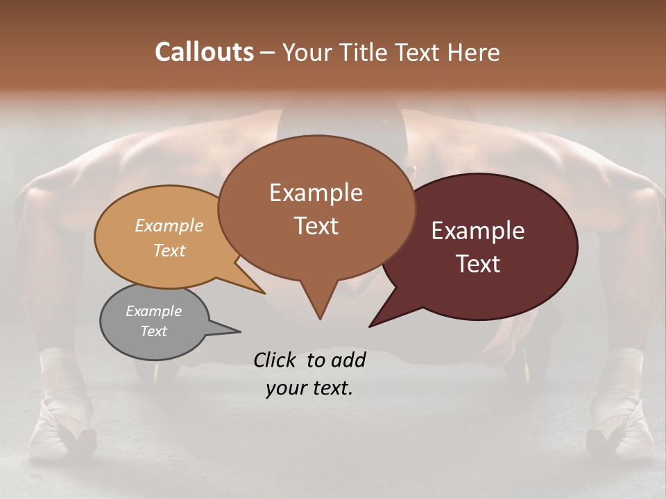 Mixed Martial Person PowerPoint Template