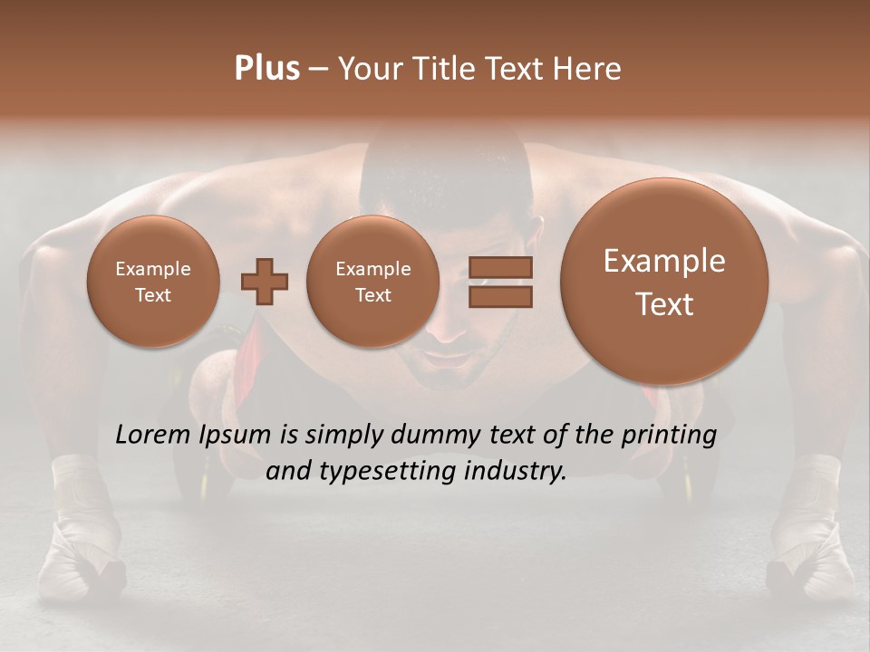 Mixed Martial Person PowerPoint Template