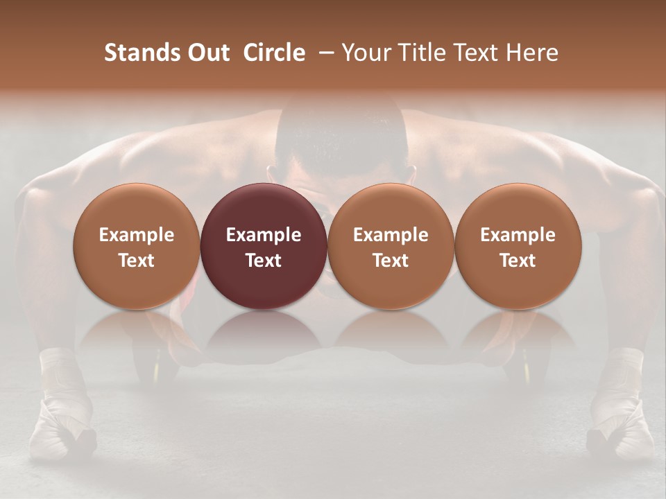 Mixed Martial Person PowerPoint Template