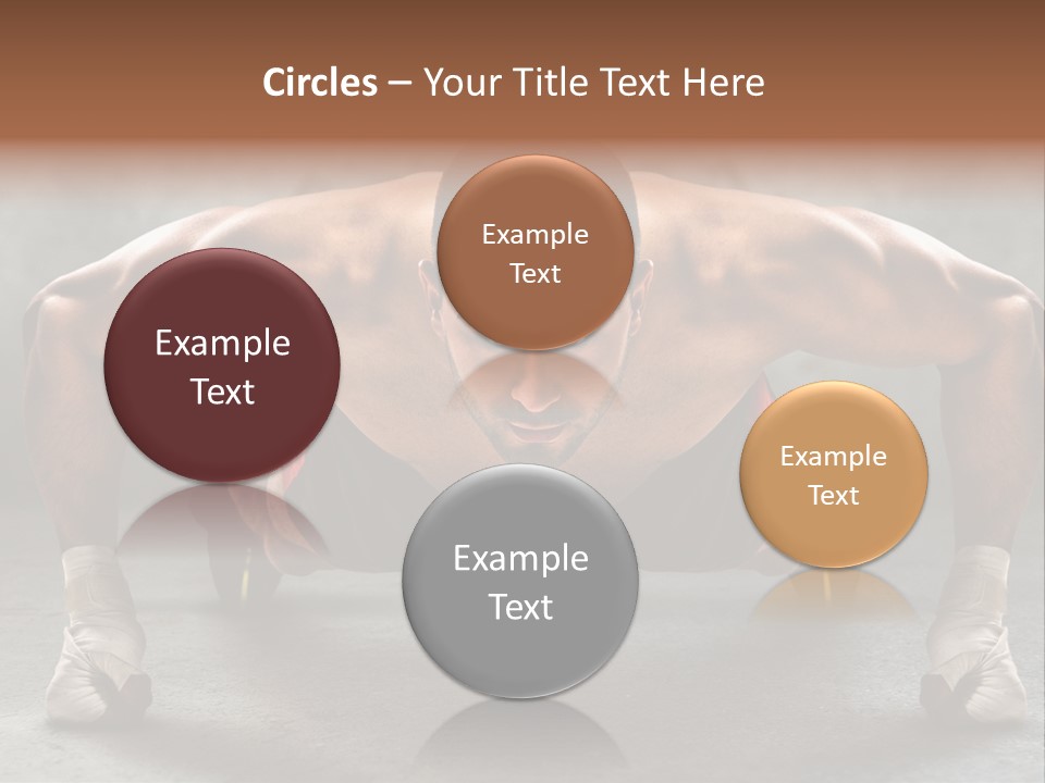 Mixed Martial Person PowerPoint Template