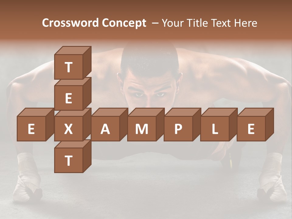 Mixed Martial Person PowerPoint Template