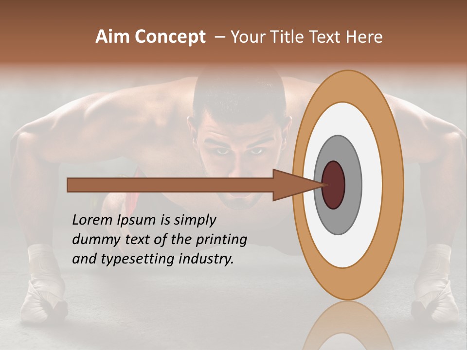 Mixed Martial Person PowerPoint Template