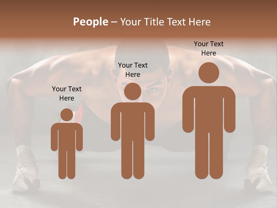Mixed Martial Person PowerPoint Template