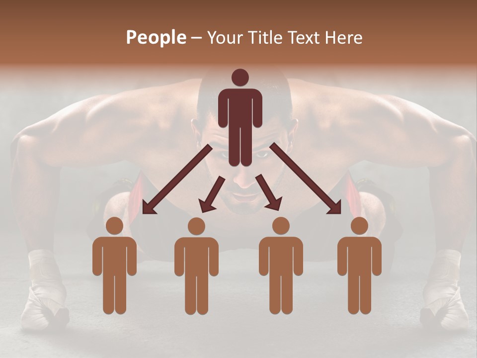 Mixed Martial Person PowerPoint Template