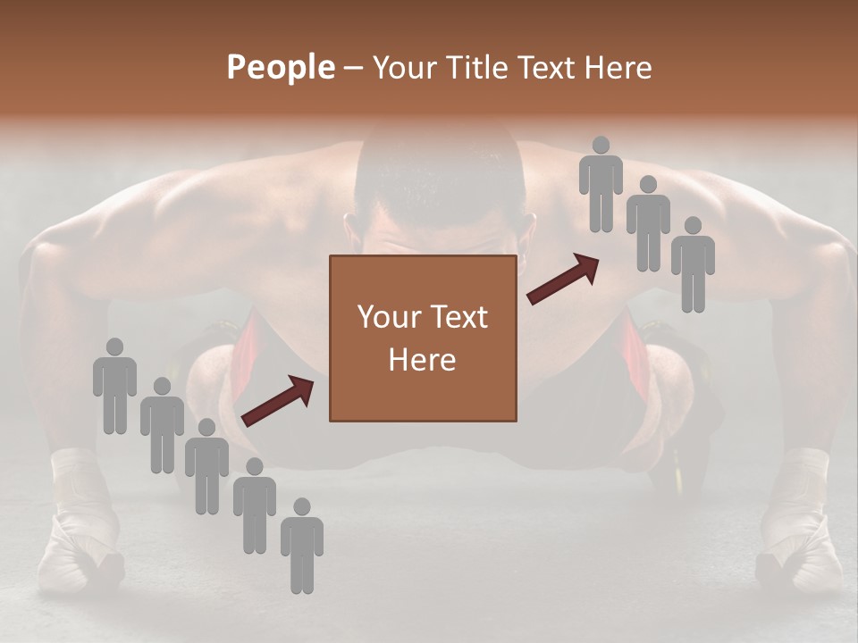 Mixed Martial Person PowerPoint Template