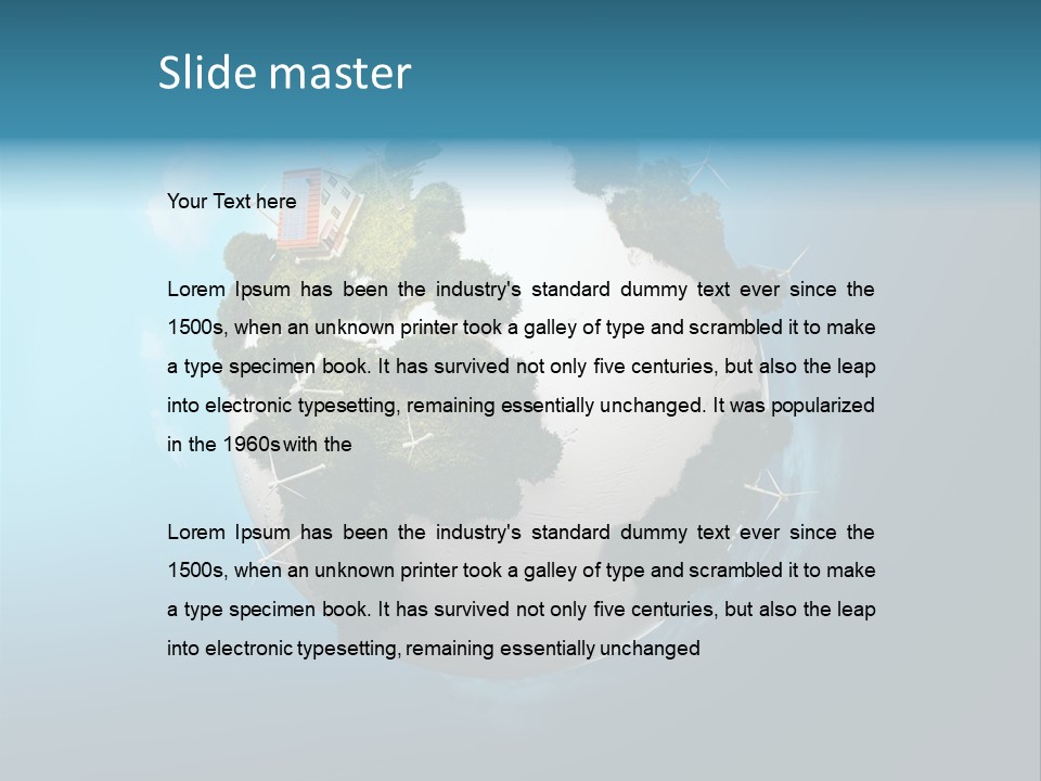 Generation Landscape Natural PowerPoint Template