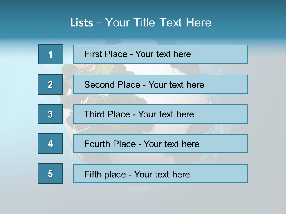 Generation Landscape Natural PowerPoint Template