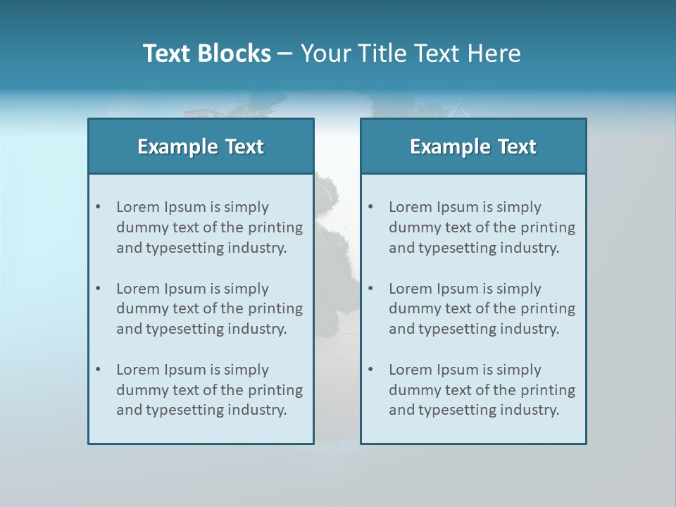 Generation Landscape Natural PowerPoint Template