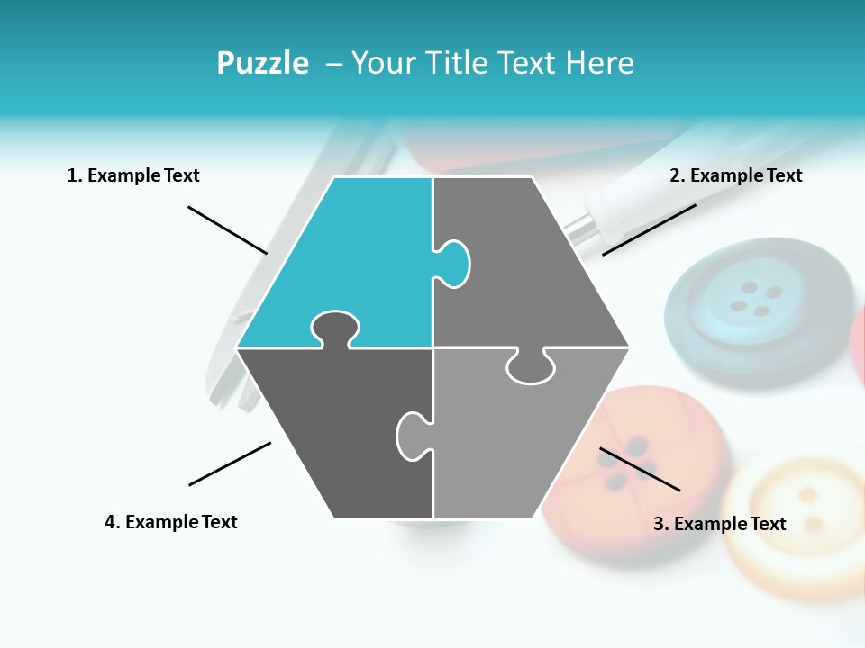 Work Spools Art PowerPoint Template