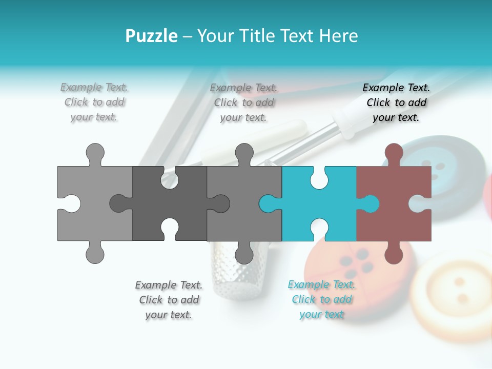 Work Spools Art PowerPoint Template