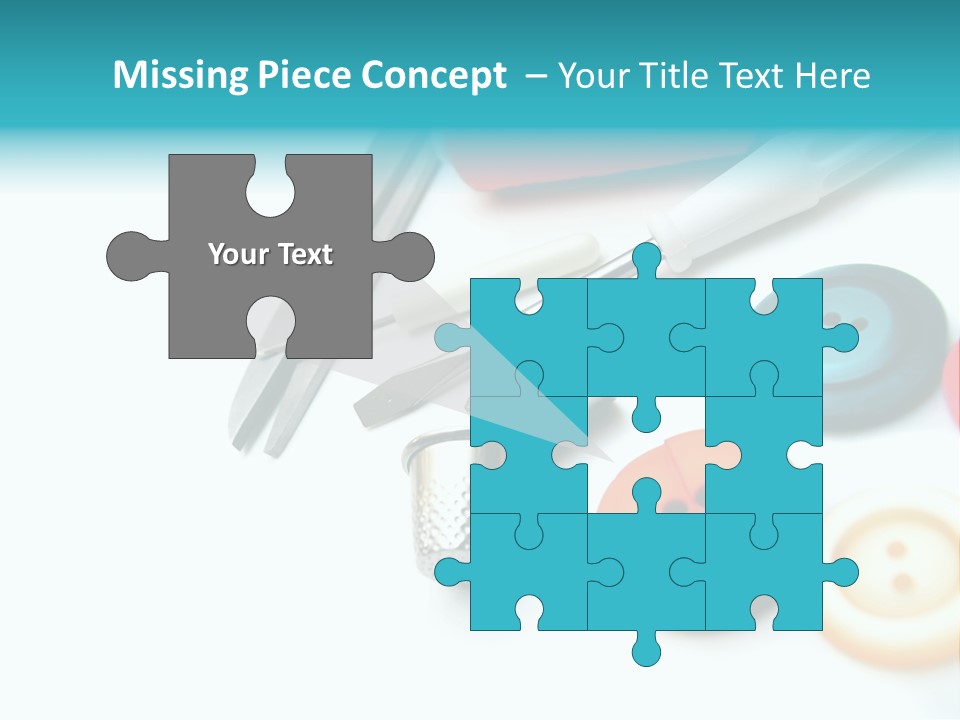 Work Spools Art PowerPoint Template