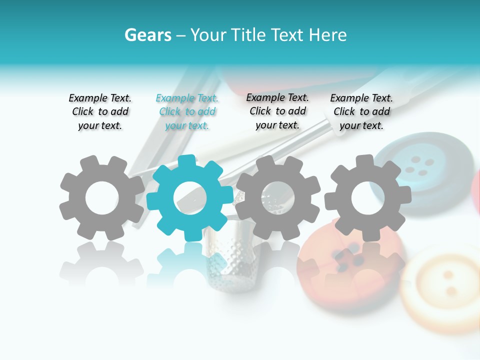 Work Spools Art PowerPoint Template