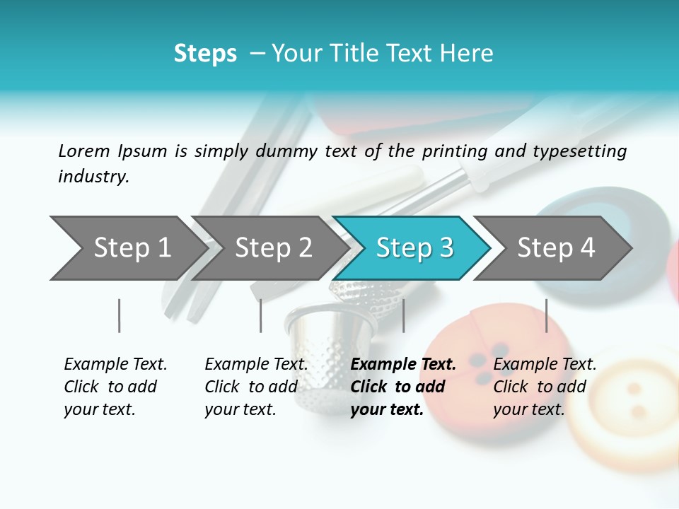 Work Spools Art PowerPoint Template
