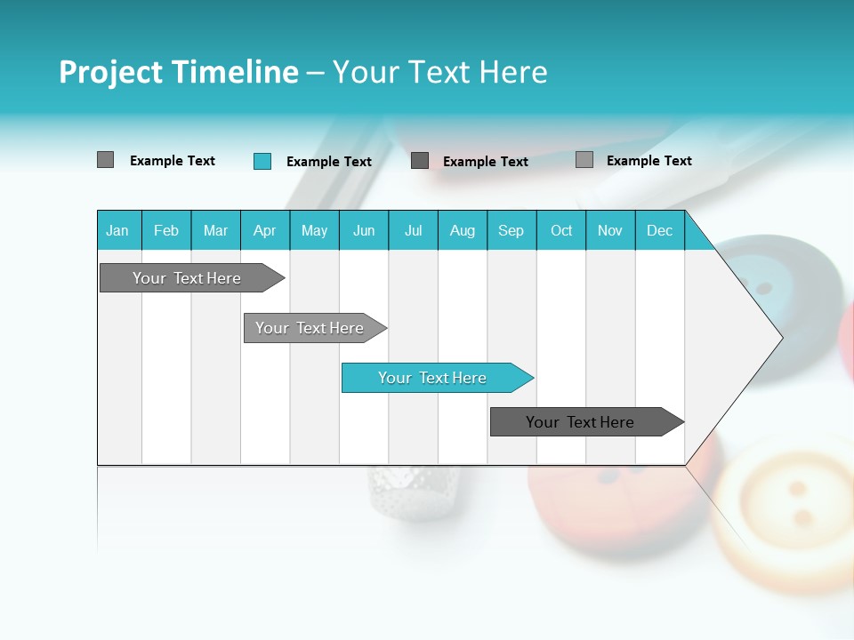 Work Spools Art PowerPoint Template