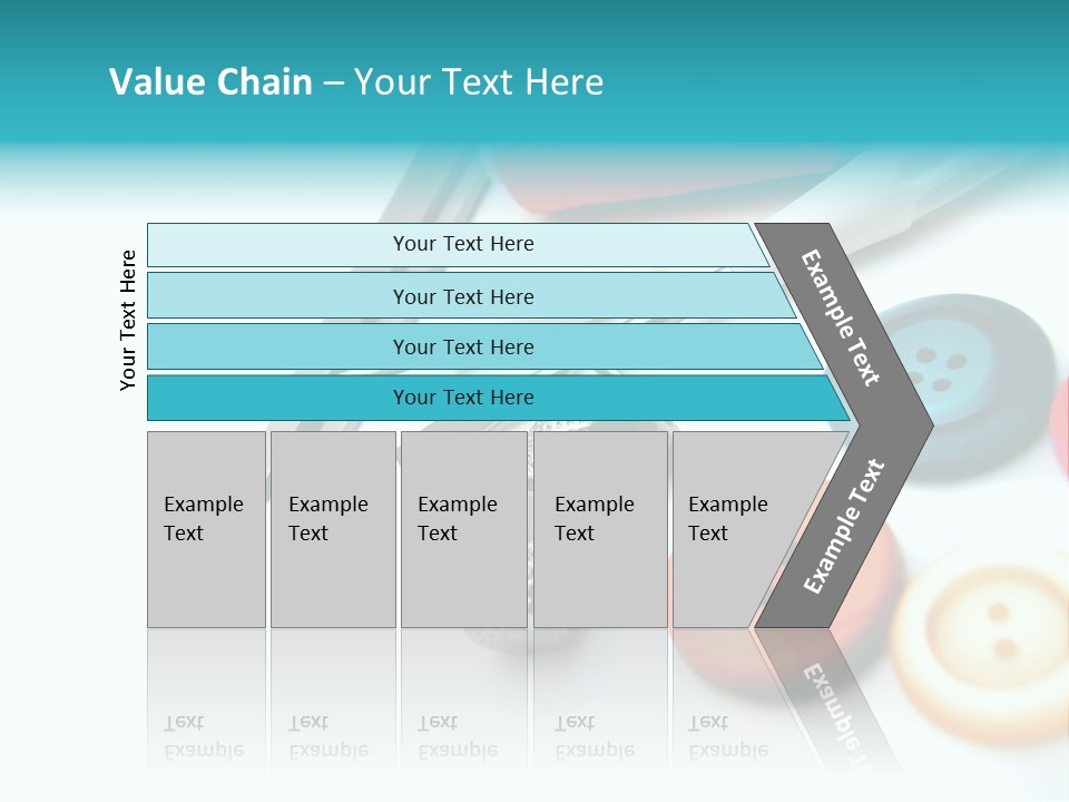 Work Spools Art PowerPoint Template