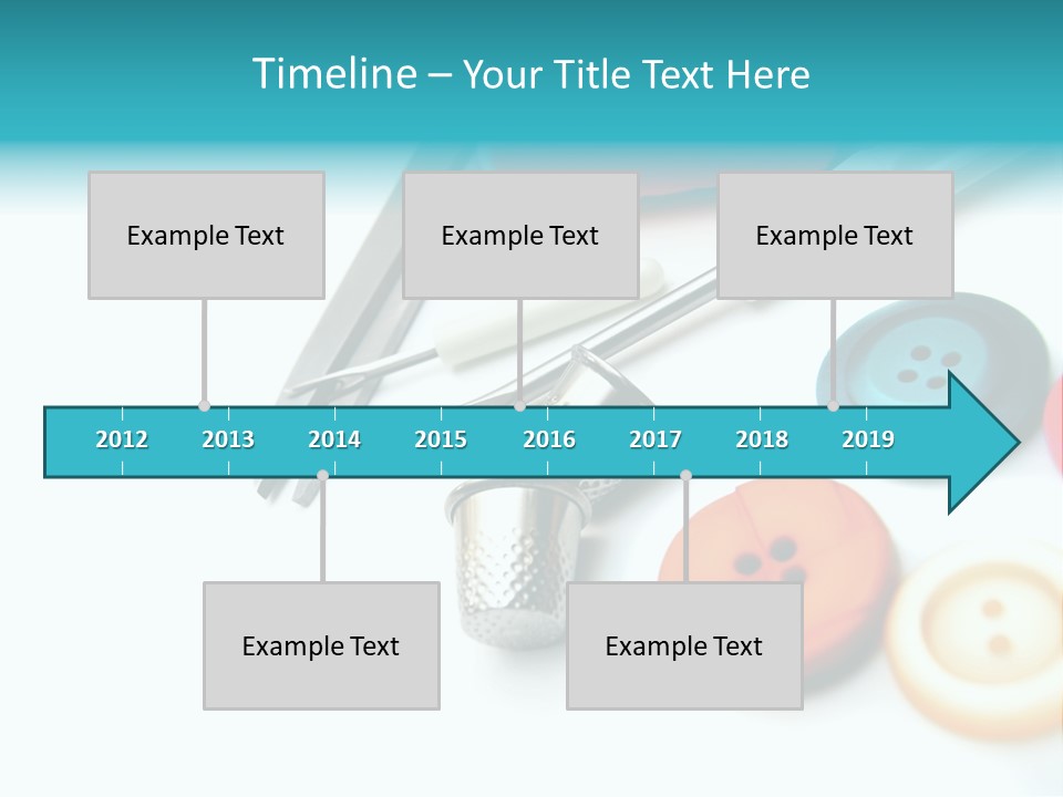 Work Spools Art PowerPoint Template