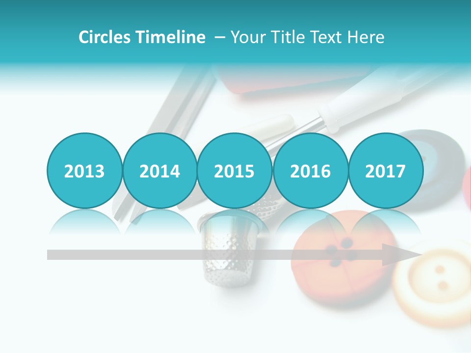 Work Spools Art PowerPoint Template