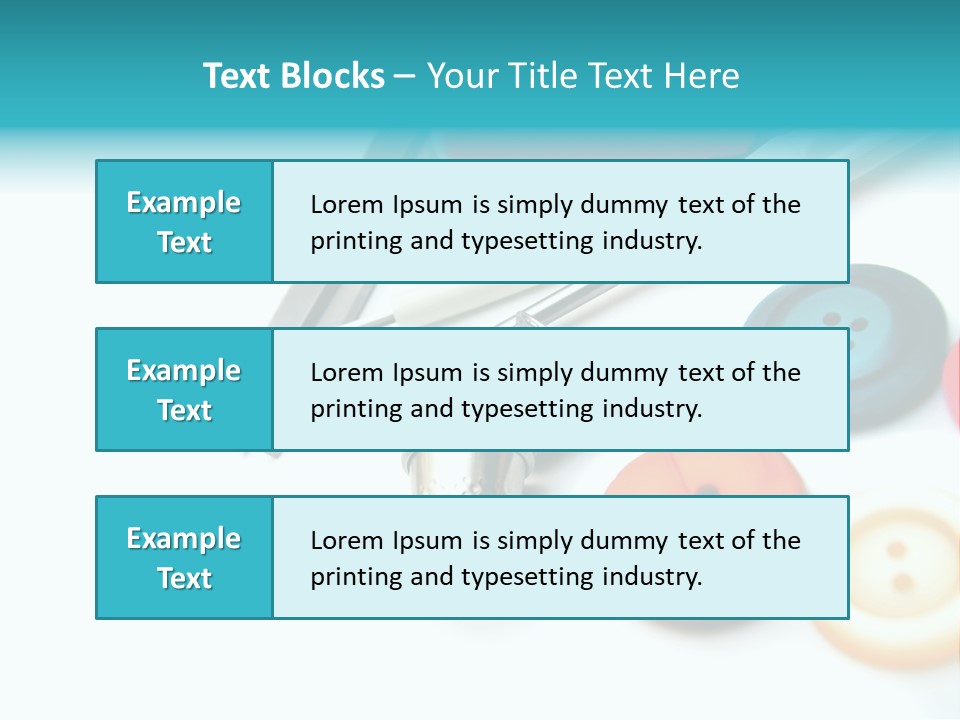 Work Spools Art PowerPoint Template