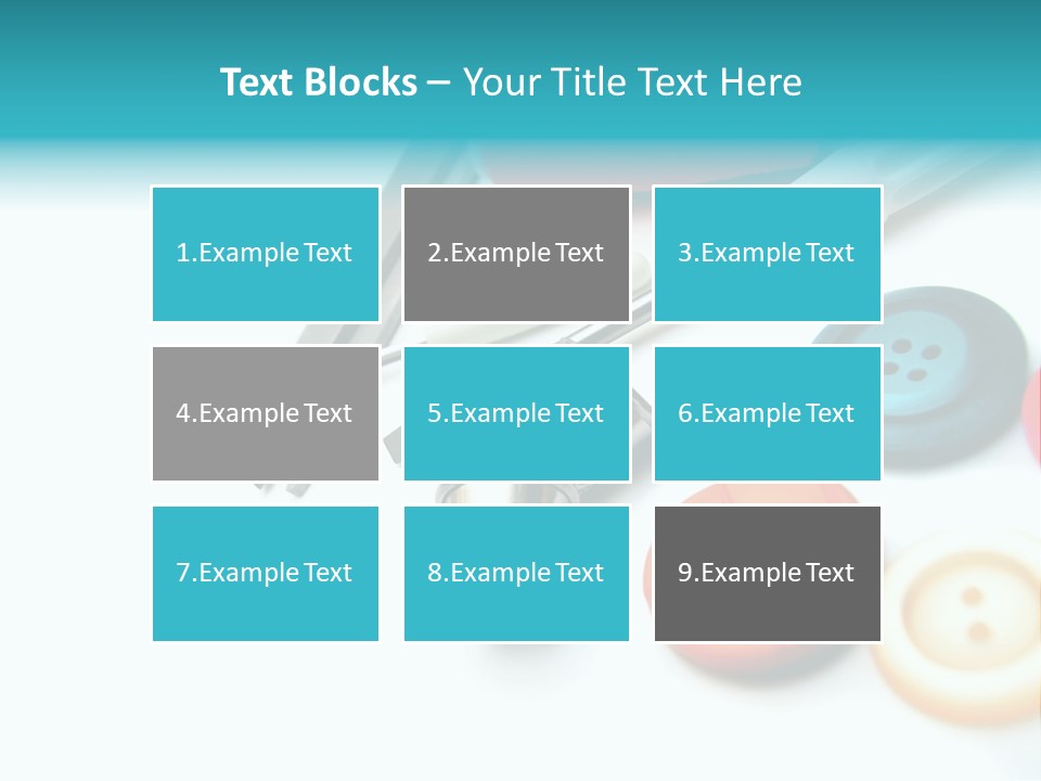 Work Spools Art PowerPoint Template