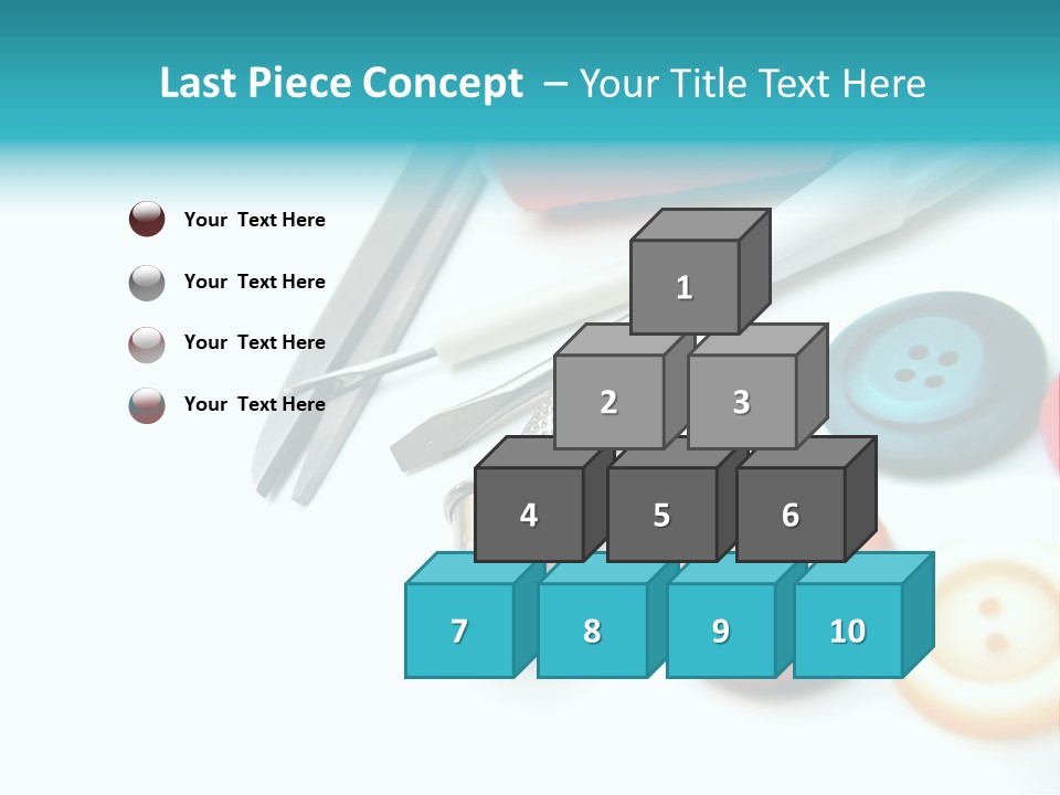 Work Spools Art PowerPoint Template