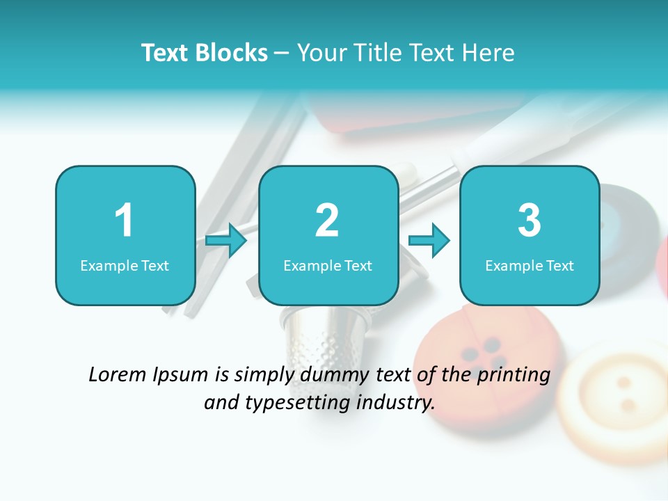 Work Spools Art PowerPoint Template