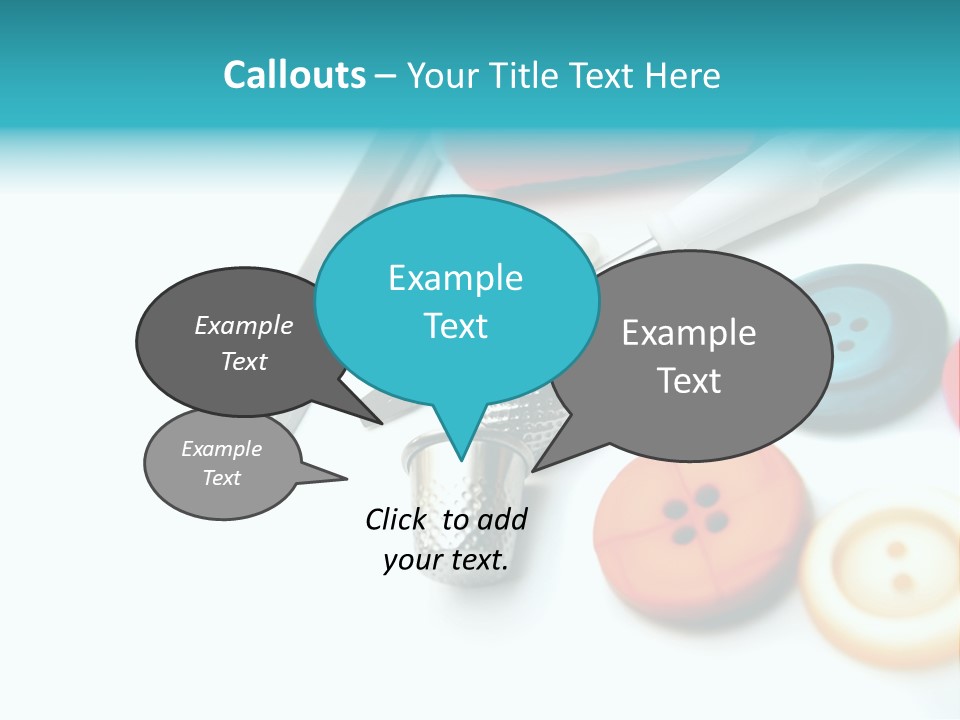 Work Spools Art PowerPoint Template