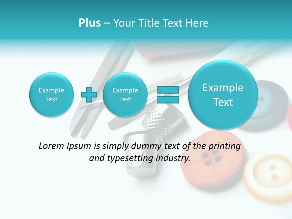 Work Spools Art PowerPoint Template
