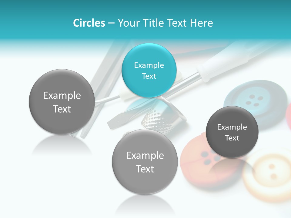 Work Spools Art PowerPoint Template