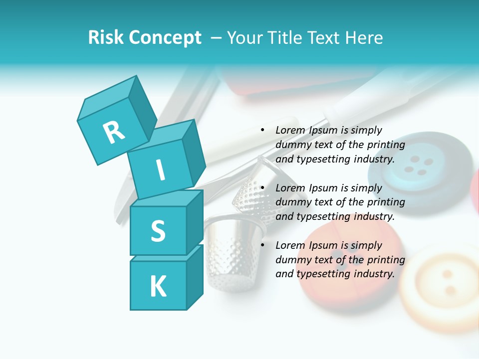 Work Spools Art PowerPoint Template