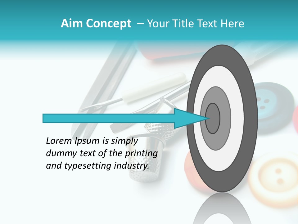 Work Spools Art PowerPoint Template