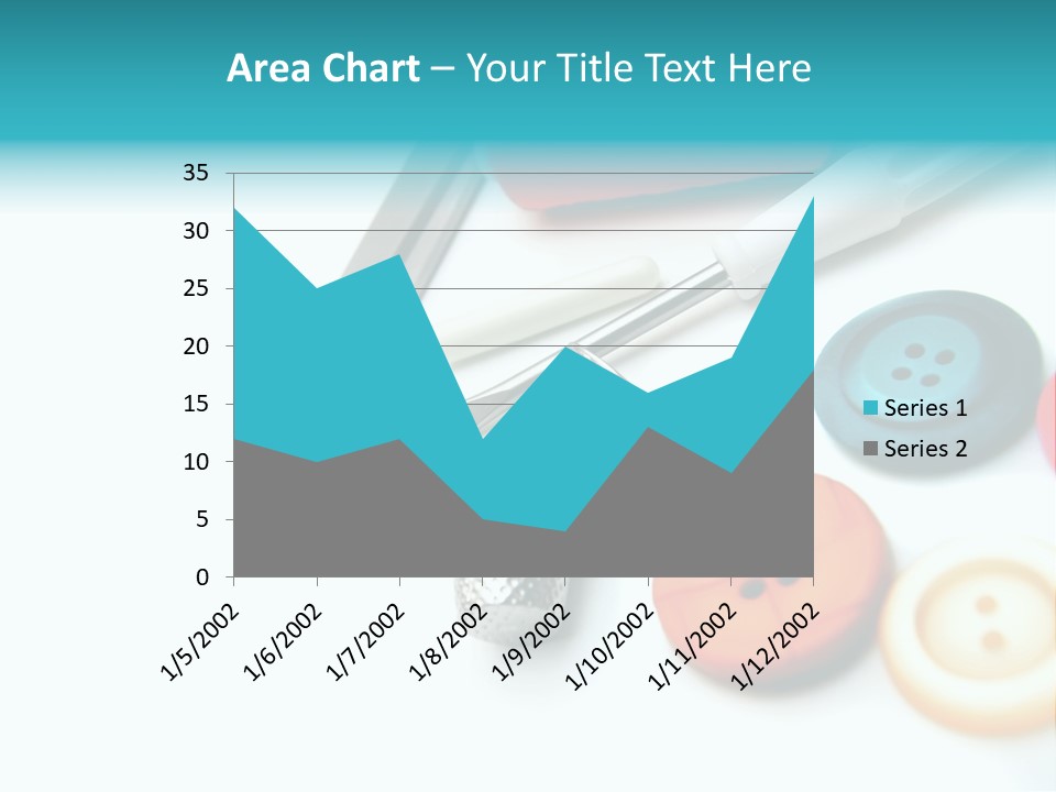 Work Spools Art PowerPoint Template