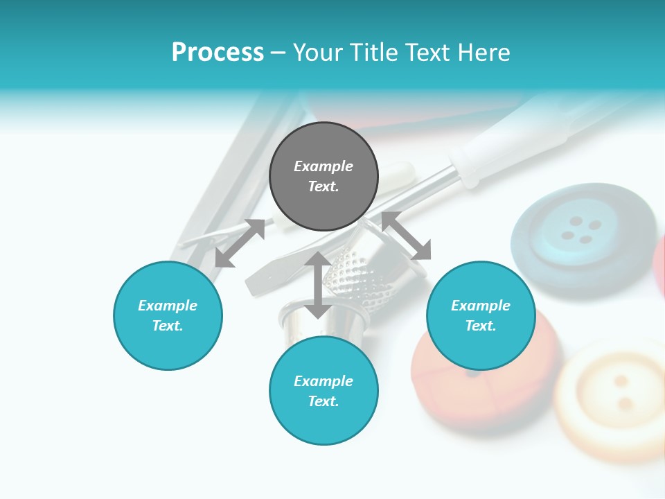 Work Spools Art PowerPoint Template
