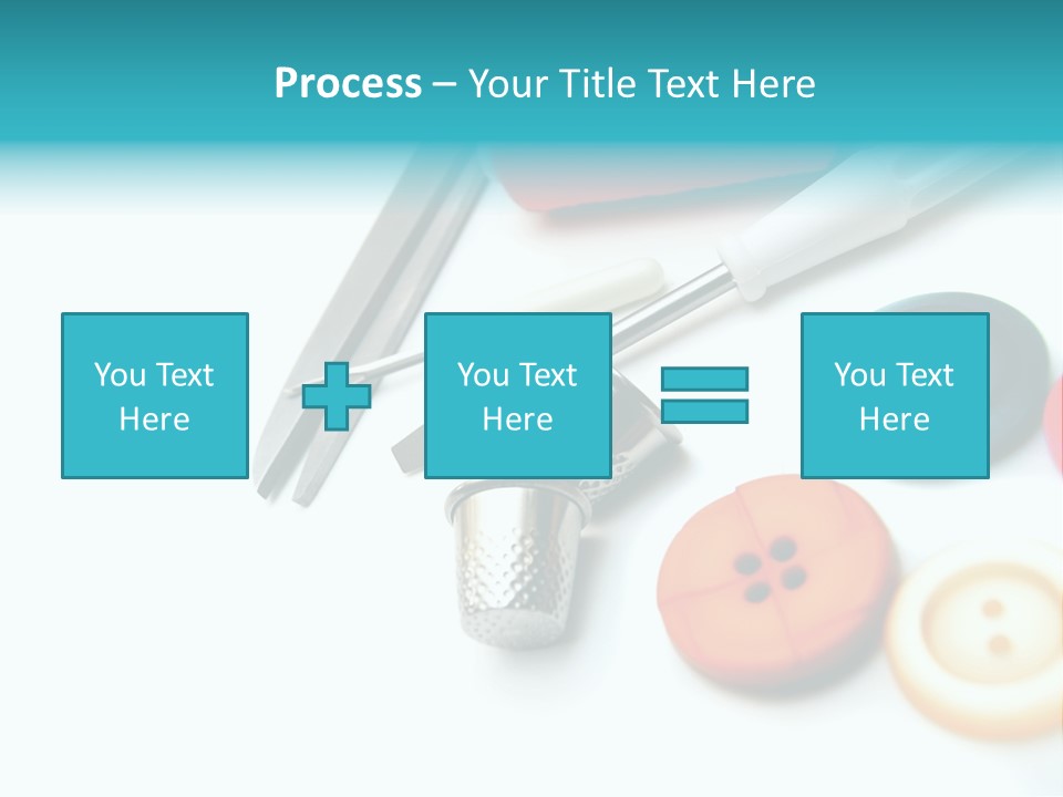 Work Spools Art PowerPoint Template