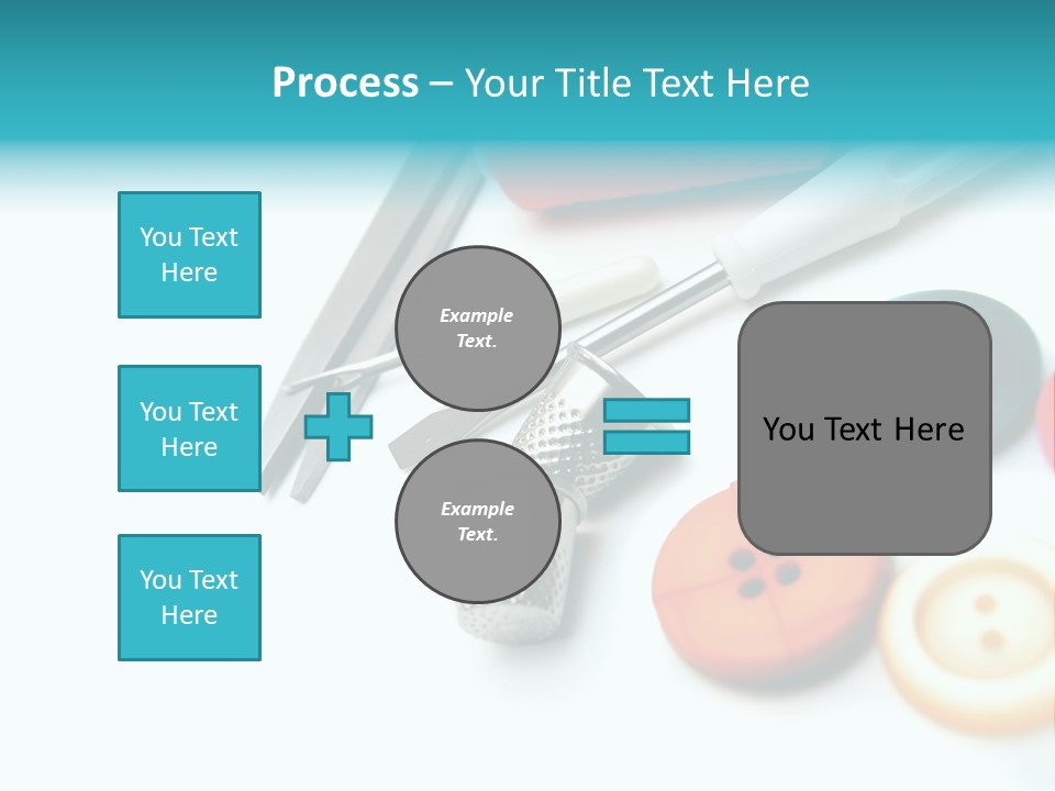 Work Spools Art PowerPoint Template