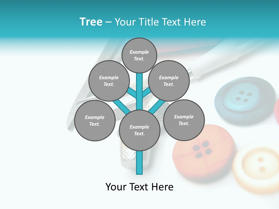 Work Spools Art PowerPoint Template