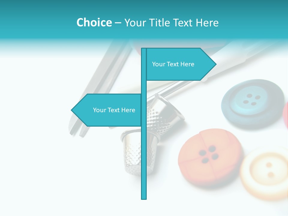 Work Spools Art PowerPoint Template