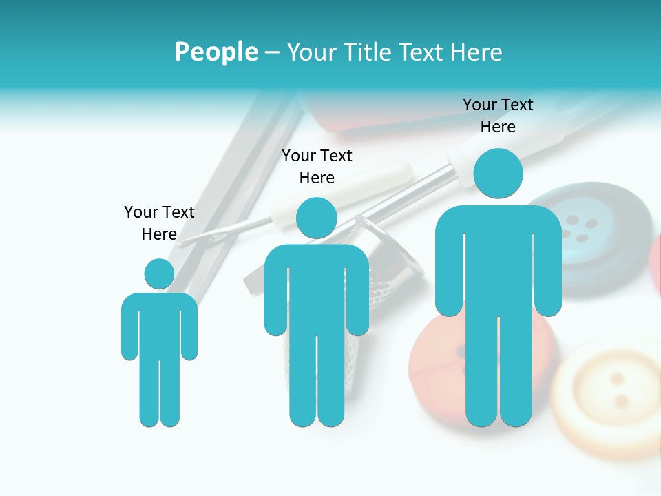 Work Spools Art PowerPoint Template