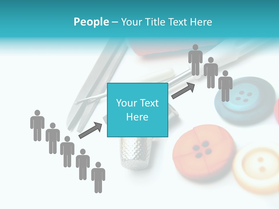 Work Spools Art PowerPoint Template