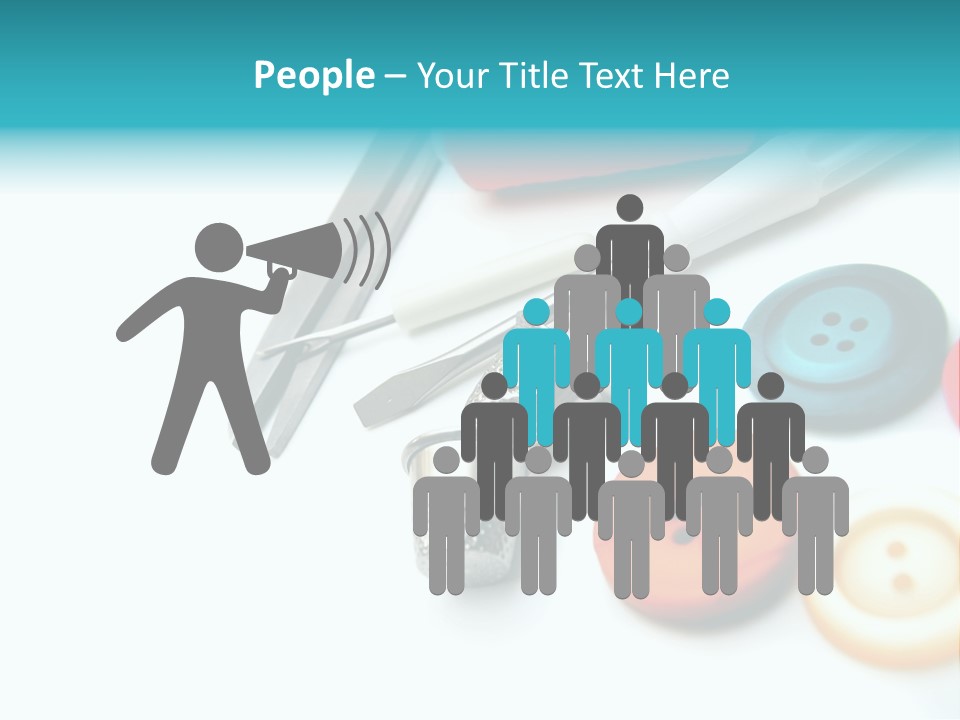 Work Spools Art PowerPoint Template