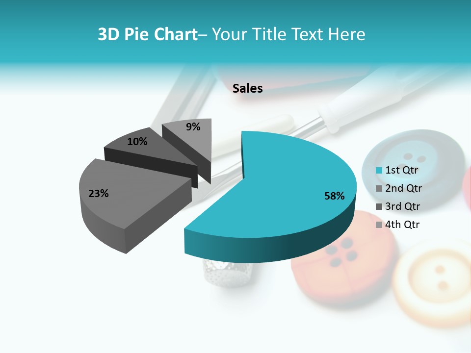 Work Spools Art PowerPoint Template