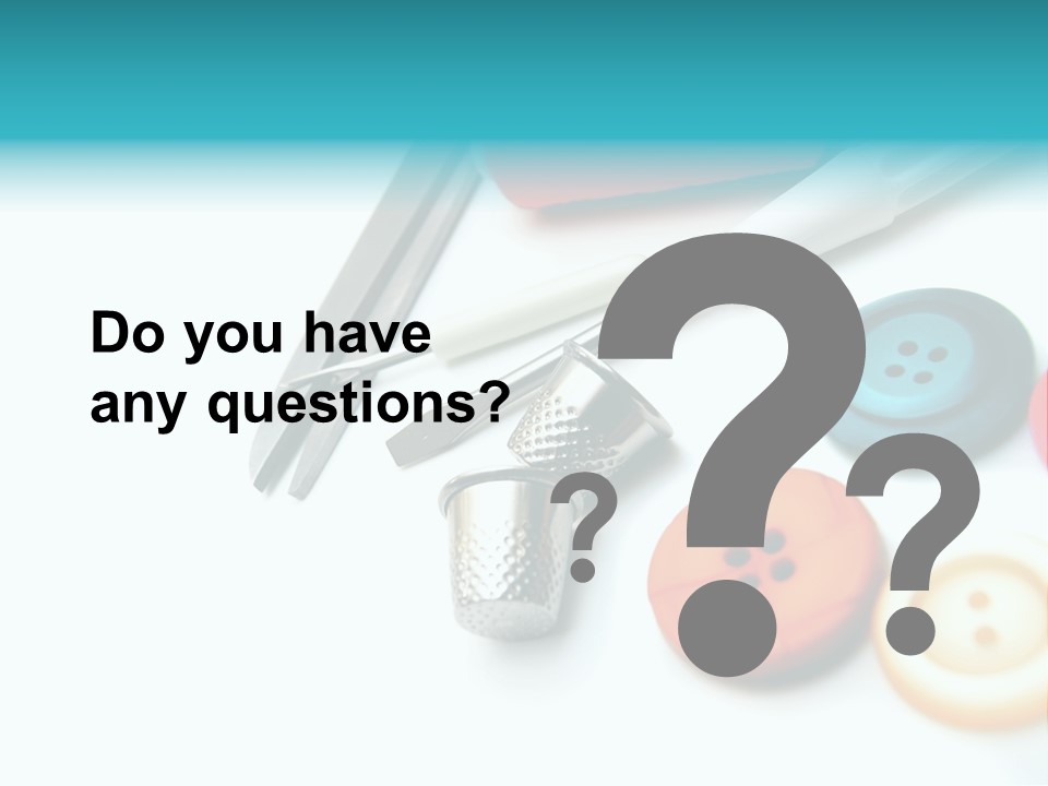 Work Spools Art PowerPoint Template