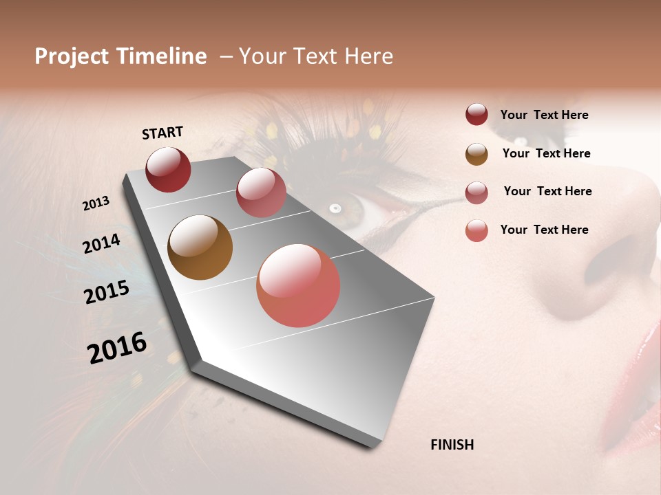 Design Colorful Romantic PowerPoint Template