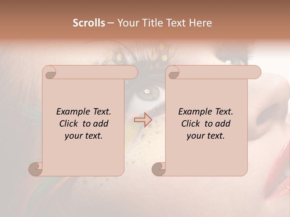 Design Colorful Romantic PowerPoint Template
