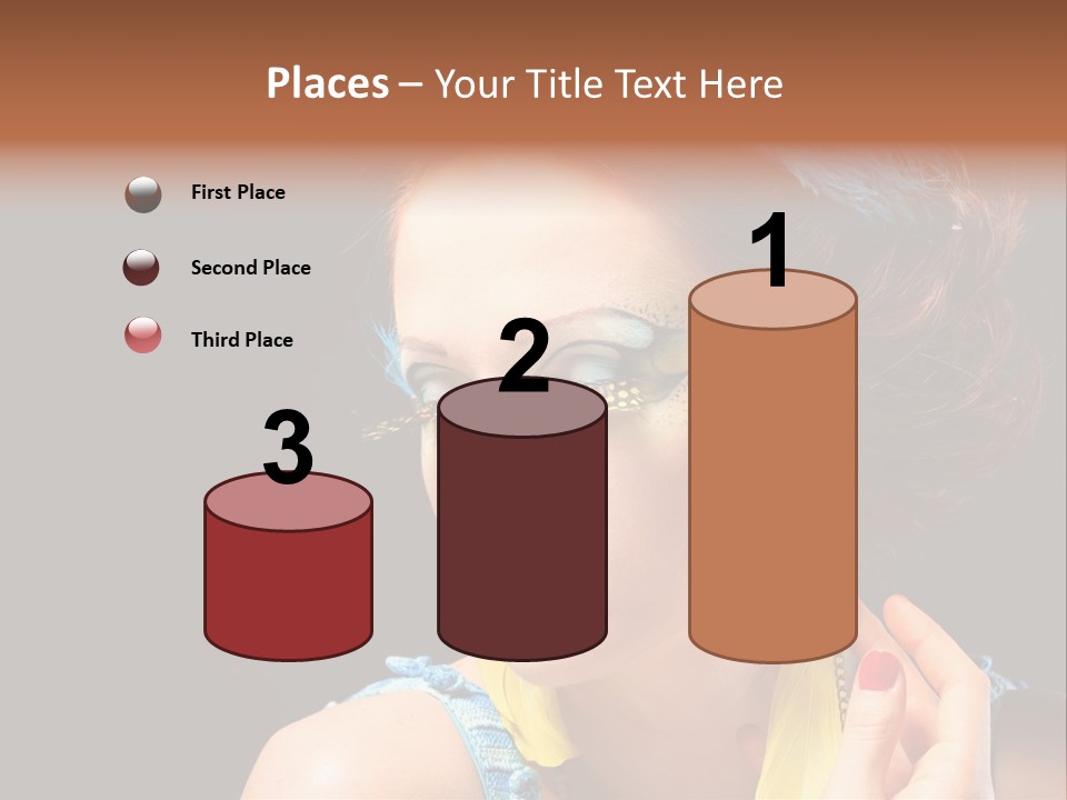 Colorful Look Eye PowerPoint Template