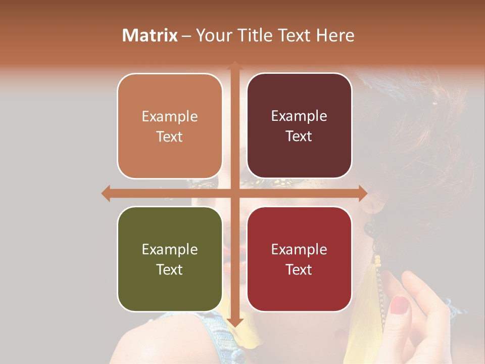 Colorful Look Eye PowerPoint Template