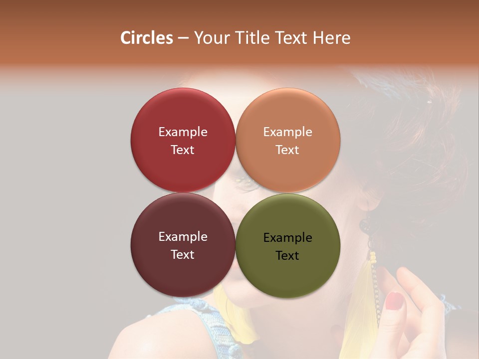 Colorful Look Eye PowerPoint Template