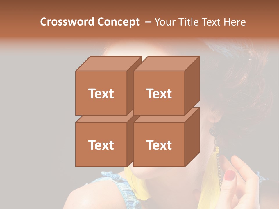 Colorful Look Eye PowerPoint Template